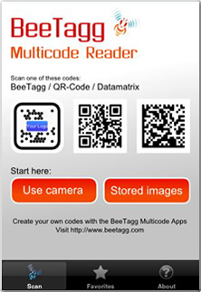 BeeTagg Reader Screenshot